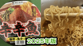 辛辛魚カップ麺2025年最新版を食べて辛さレビューしたい！何が変わった？